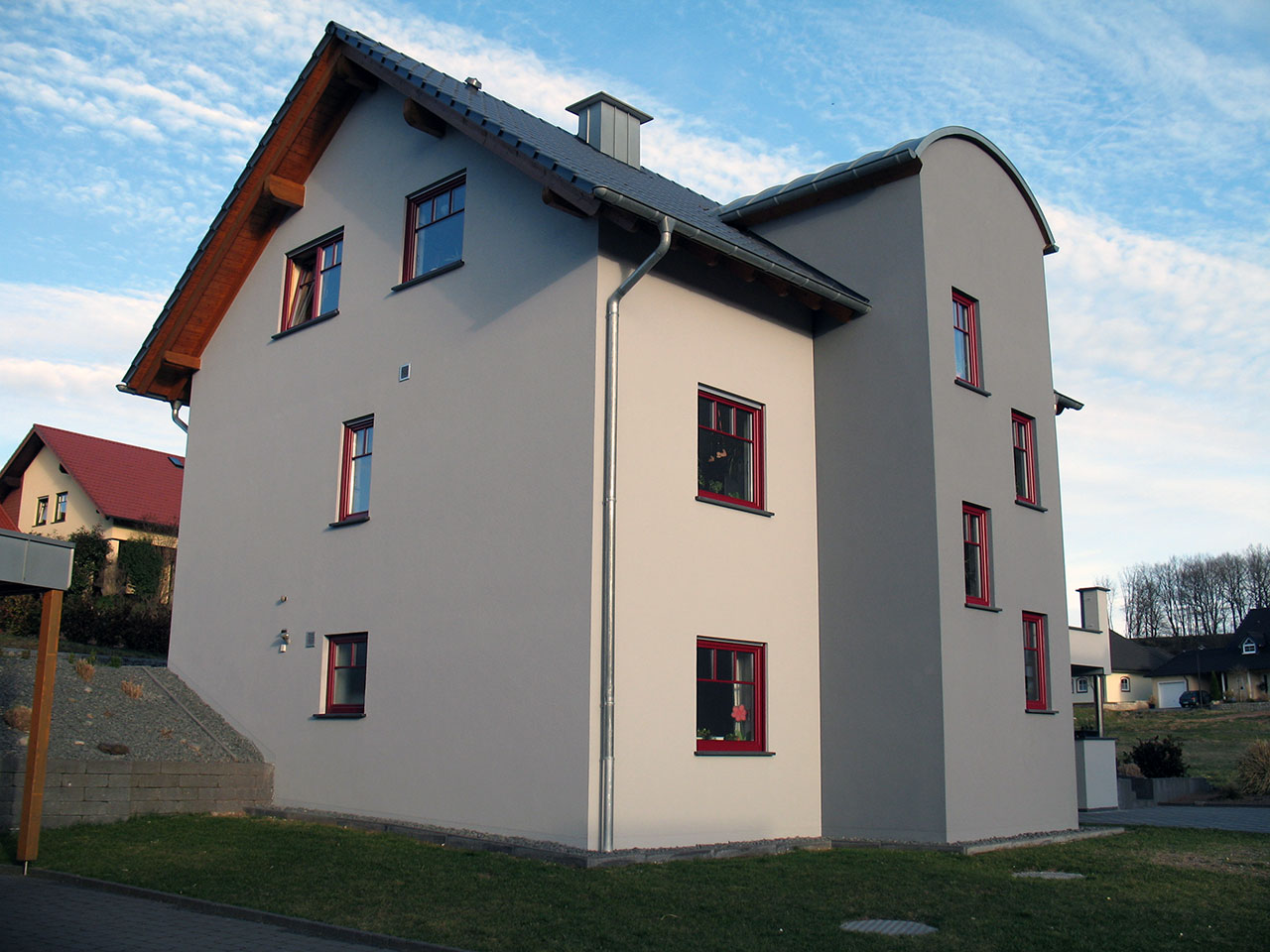 Wohnhaus Verputz in Niersbach