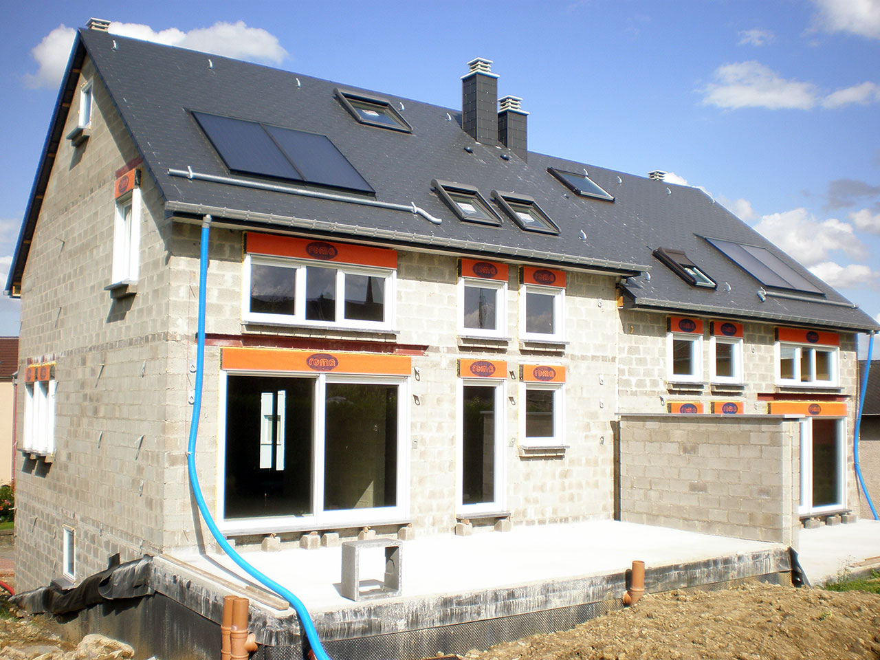 Wärme-Schutz-Fassade